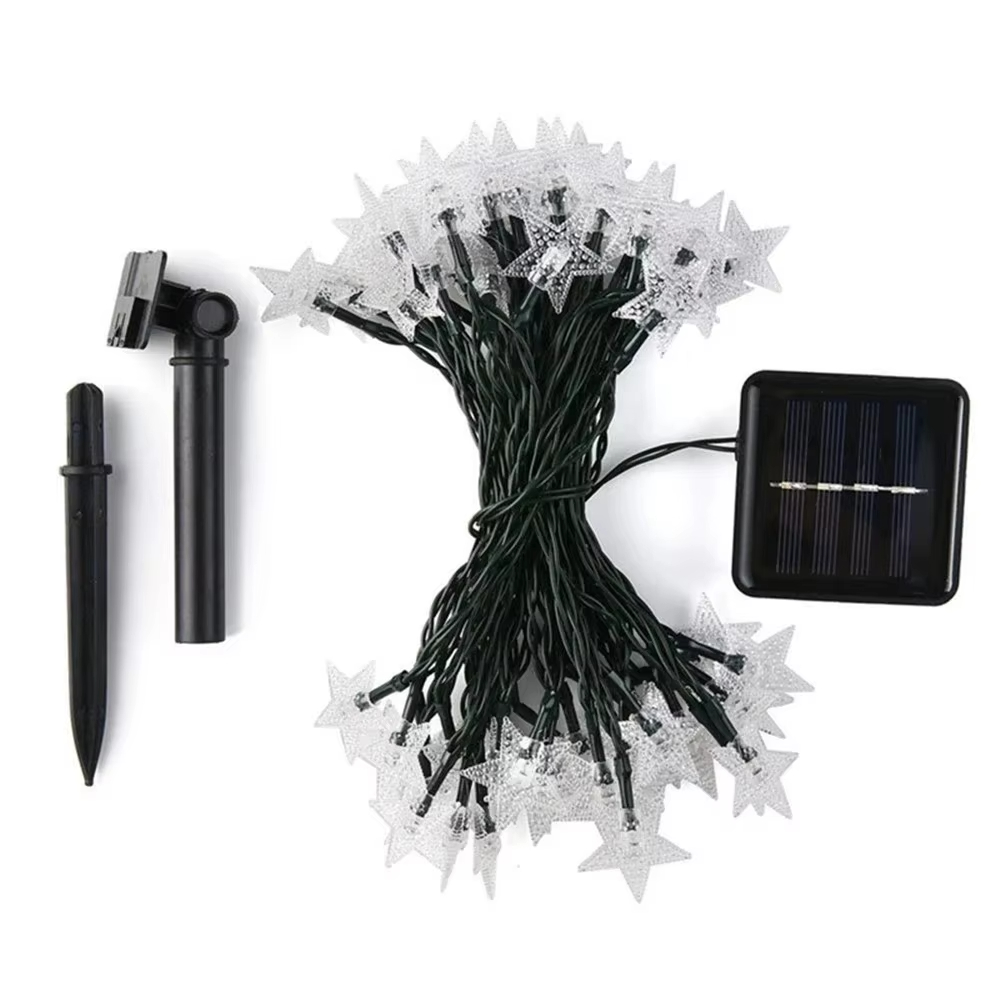 Solar Powered Star String Ligh - Outdoor Power For Xmas Lights ulasan dan harga