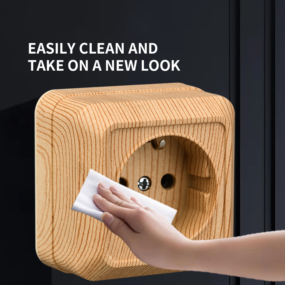 WESA Wood Wall Surface Socket  - Outdoor Power Plus ulasan dan harga