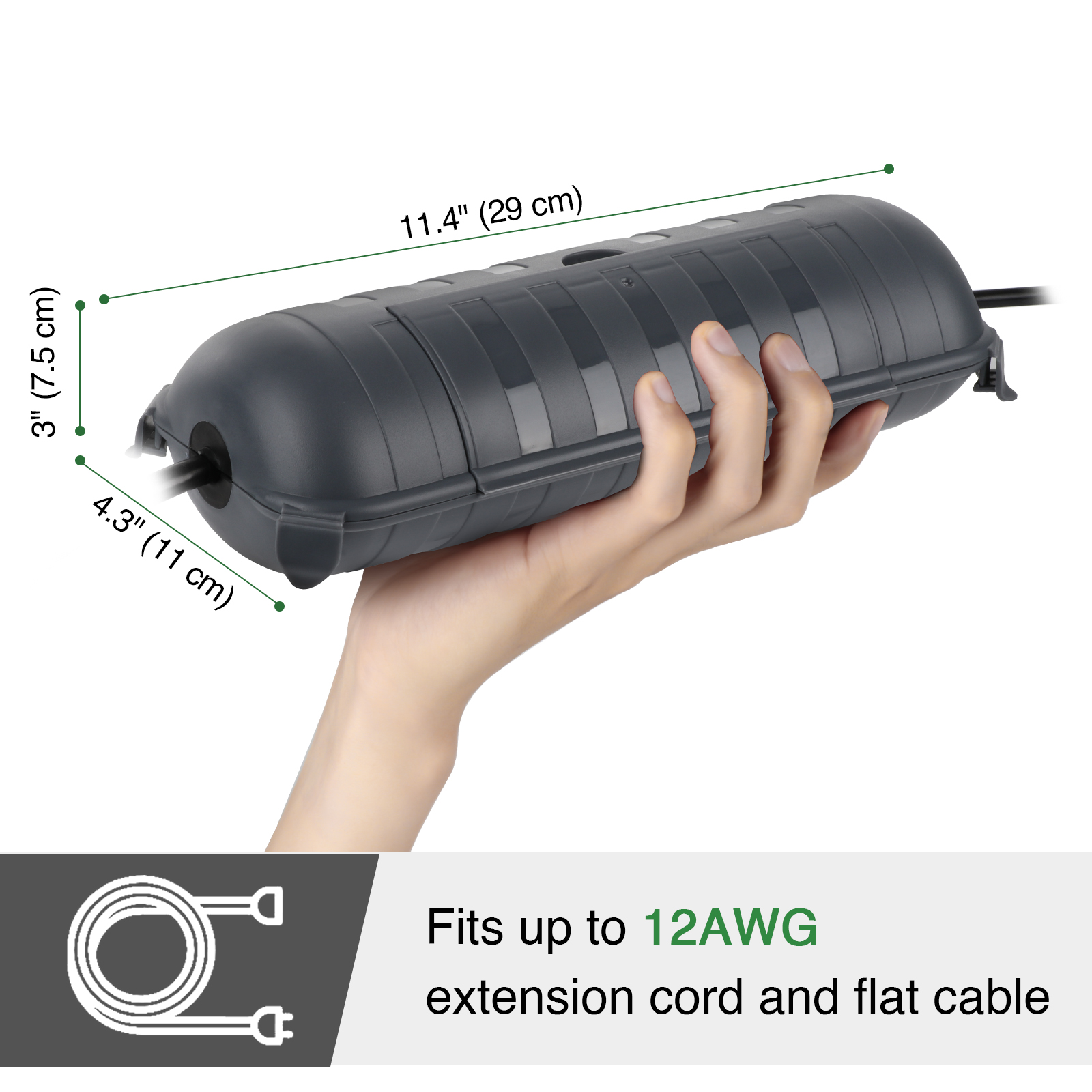 Large Weatherproof Outdoor Ele - Outdoor Power Adapter ulasan dan harga
