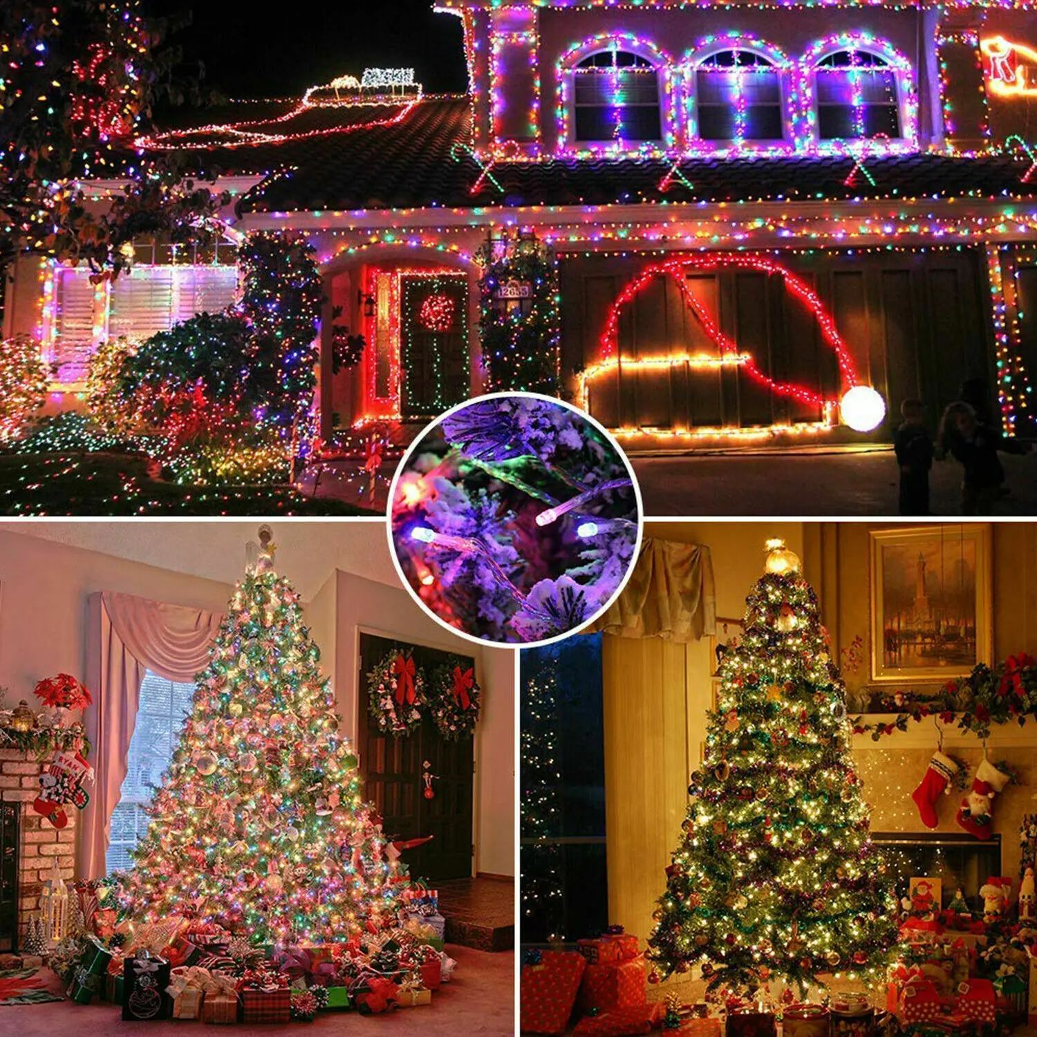 5M-32M LED Solar String Lights - Outdoor Power For Xmas Lights ulasan dan harga