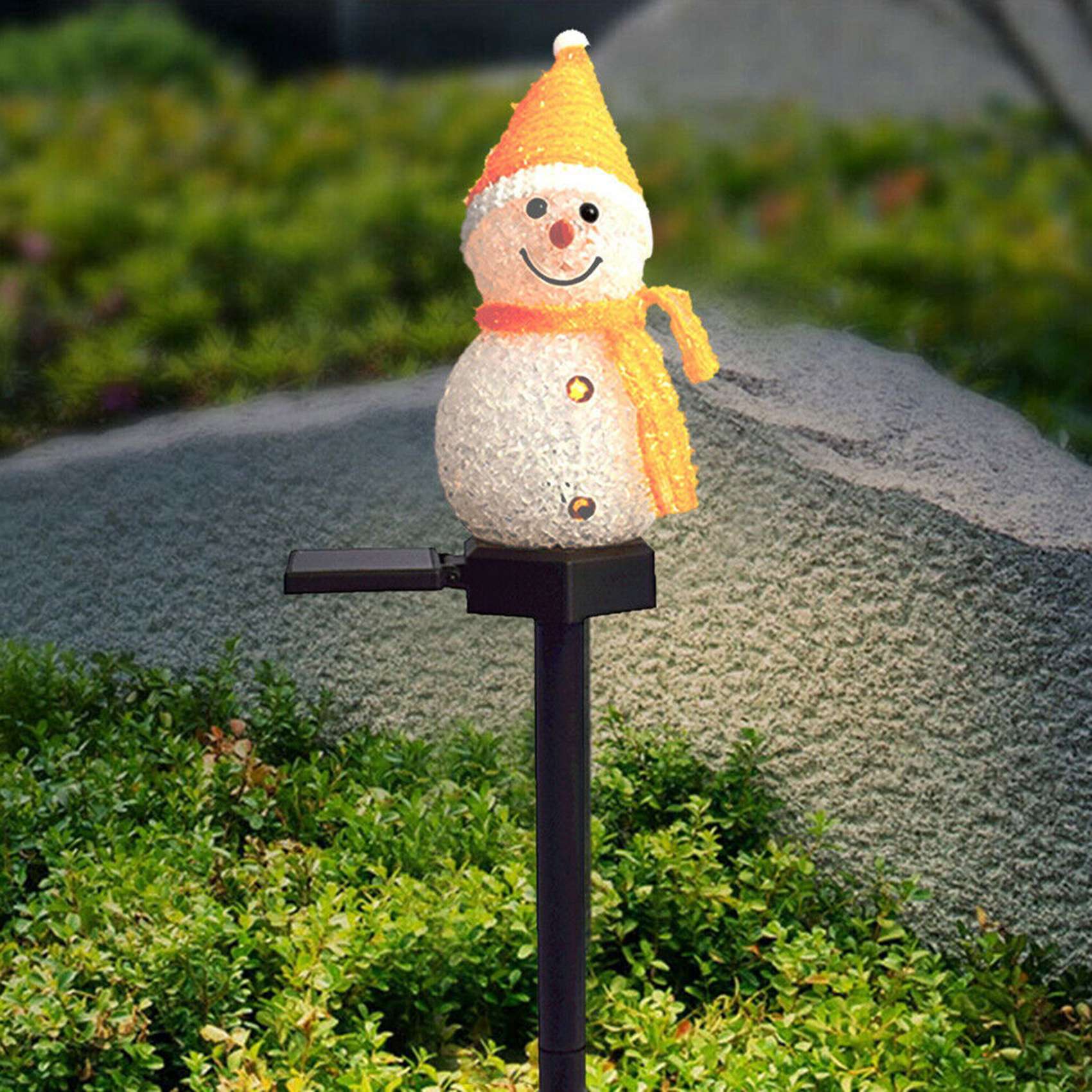ABAH-Snowman Solar Lights Chri - Outdoor Power For Xmas Lights ulasan dan harga
