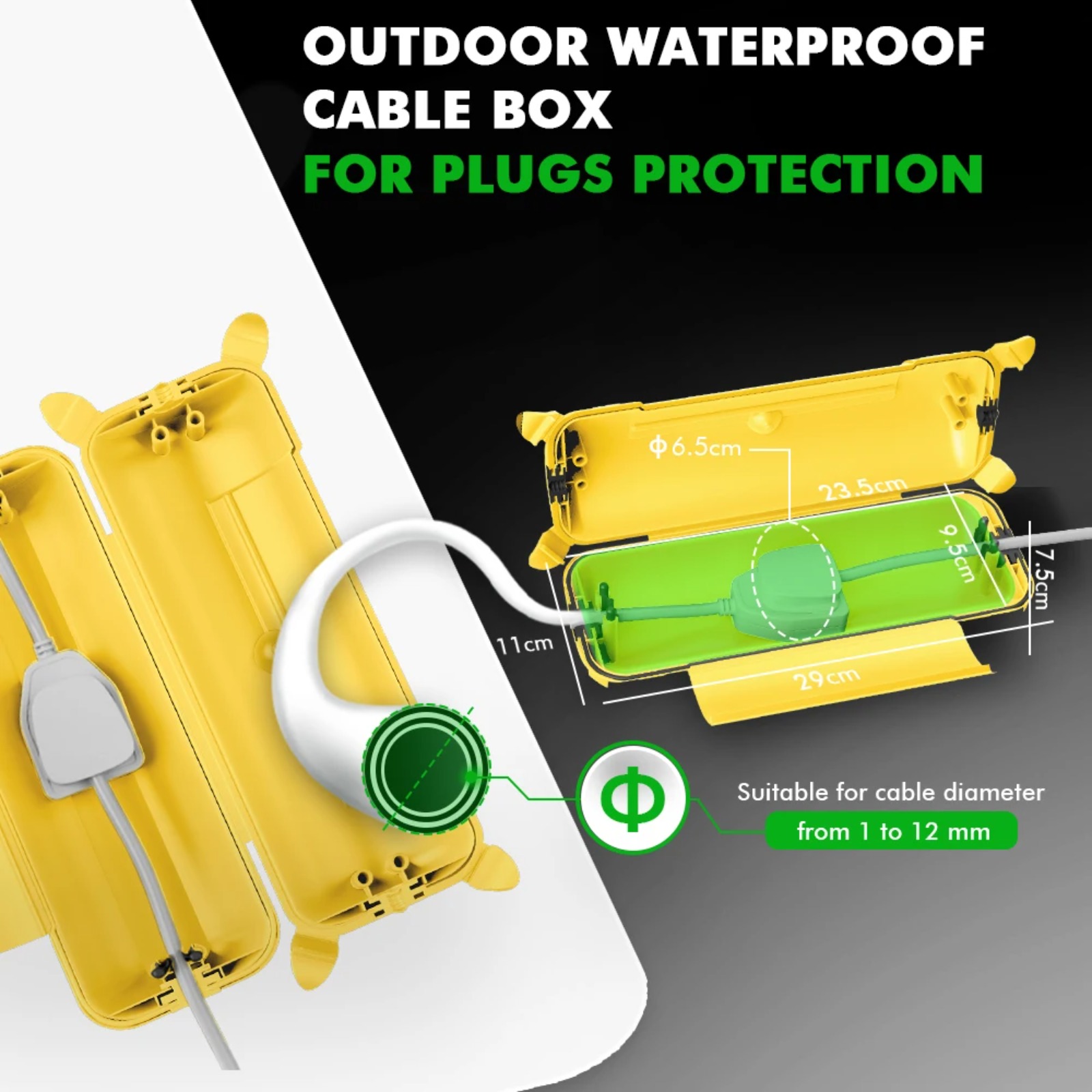 IP44 Outdoor Extension Cord Co - Outdoor Power Adapter ulasan dan harga