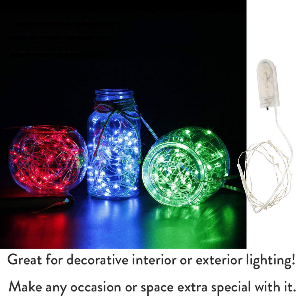 1m 2m 3m Led Copper Fairy Stri - Outdoor Power For Xmas Lights ulasan dan harga