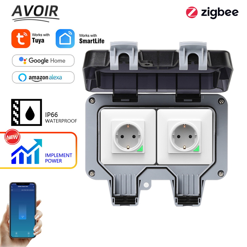 Avoir Tuya Zigbee Electrical S - Outdoor Power Plus ulasan dan harga
