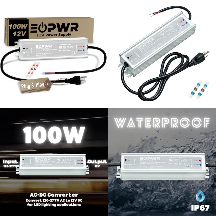 LED Driver Waterproof IP67 Pow - Outdoor Power Adapter ulasan dan harga