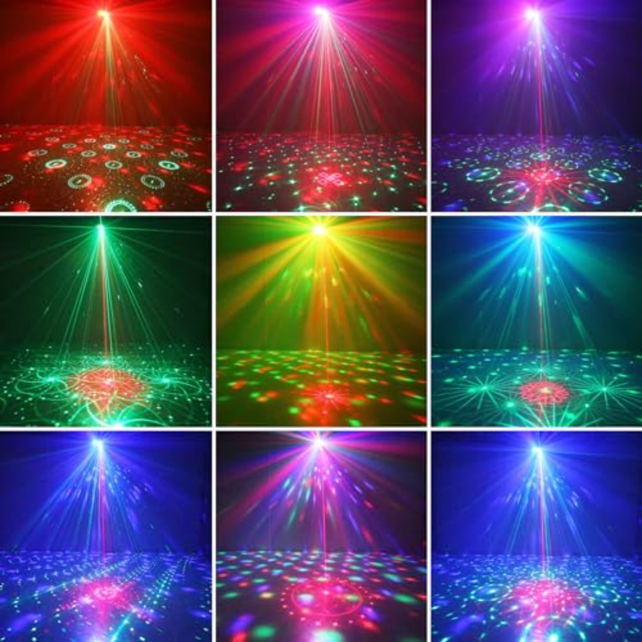 7 Lens Disco Ball LightsUSB Po - Outdoor Power For Xmas Lights ulasan dan harga