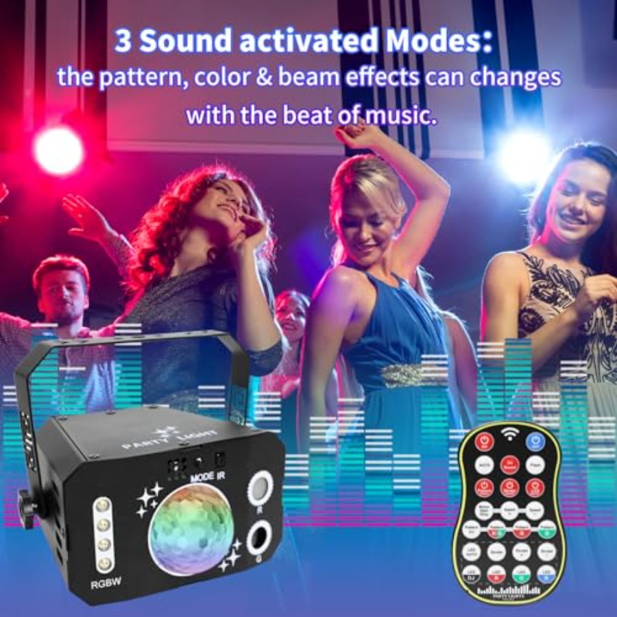 7 Lens Disco Ball LightsUSB Po - Outdoor Power For Xmas Lights ulasan dan harga
