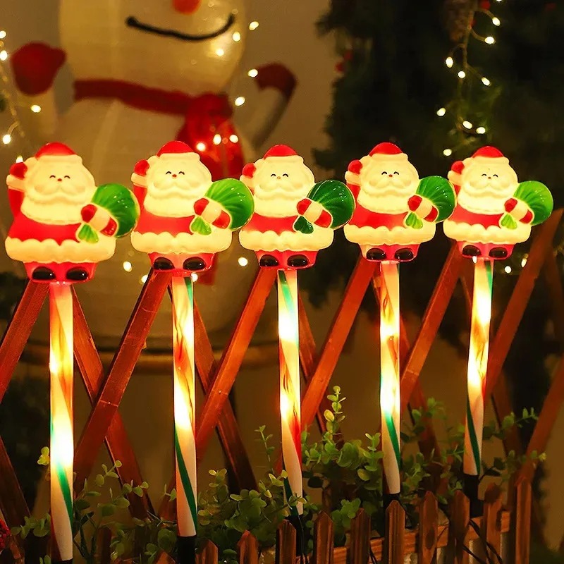 Christmas Solar Powered Santa  - Outdoor Power For Xmas Lights ulasan dan harga
