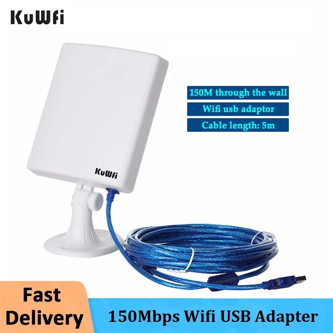 KuWfi 150Mbps Wifi USB Adapter - Outdoor Power Adapter Wyze ulasan dan harga