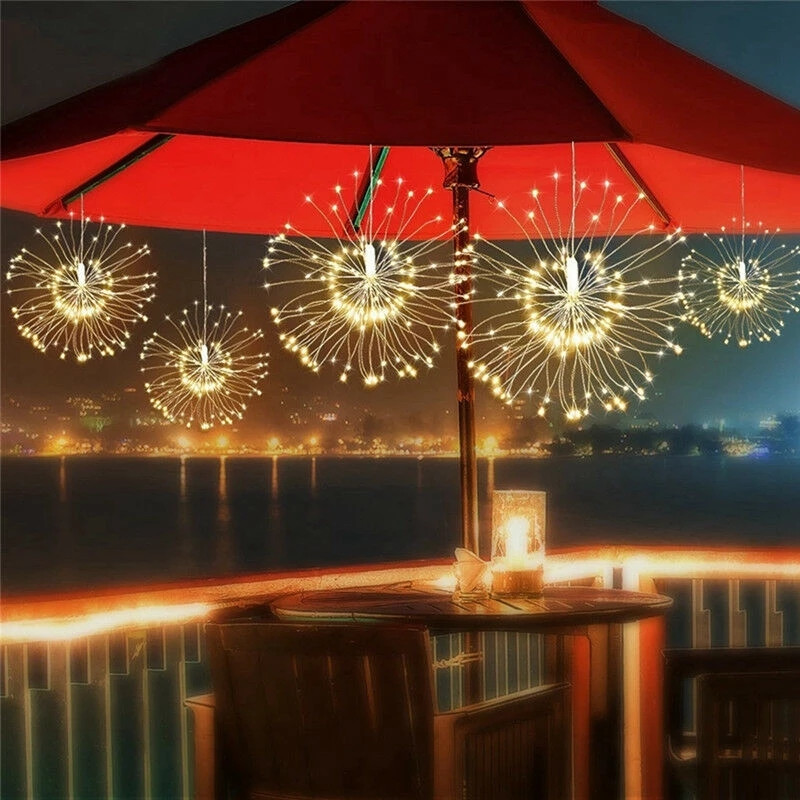 120Led 200 Led Solar Lamp Star - Outdoor Power For Xmas Lights ulasan dan harga
